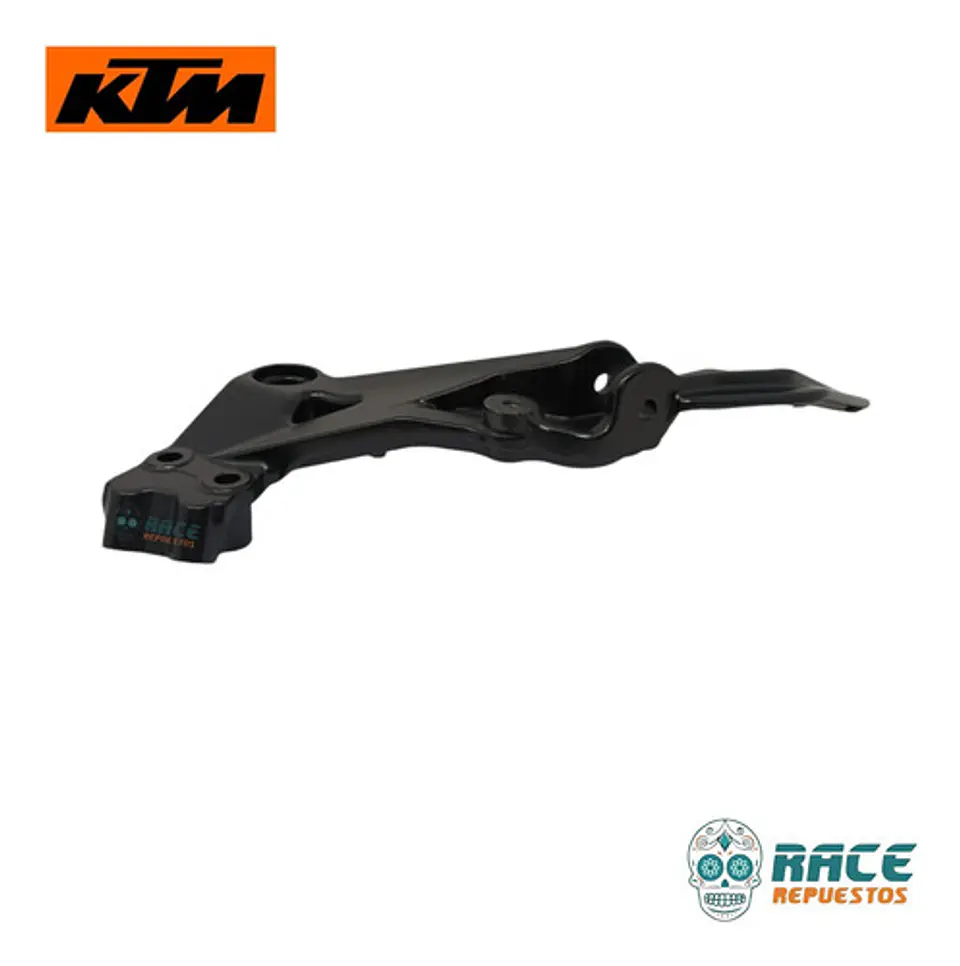 Ktm Estribera Soporte Delantero Posapie Izq Negro Rc 200 390 8