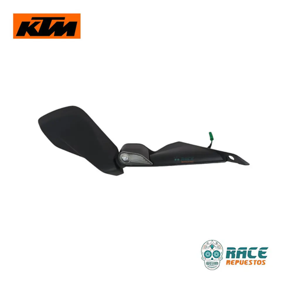 Retrovisor Izq Con Intermitente Direccional Ktm Rc 200 Rc390 3