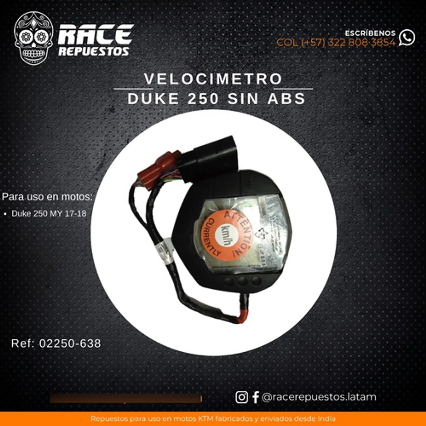 Velocimetro Original Ktm Duke 250 Sin Abs 3