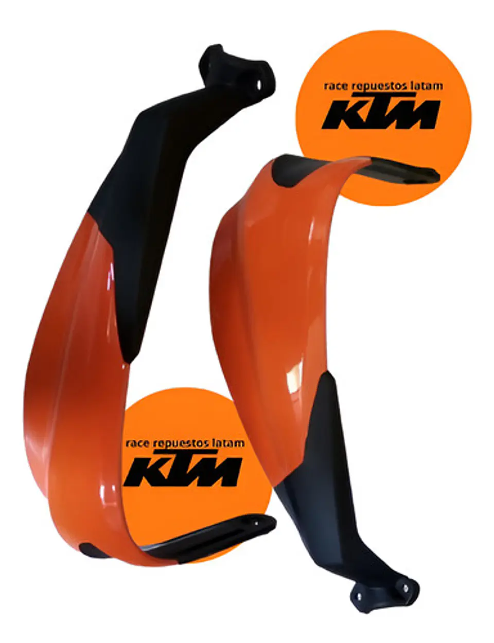 Kit Cubrepuño Naranja Original Ktm Duke 390 2