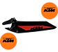 Tapa Sillin Lateral Der. Original Negro Ktm Duke 390  - Miniatura 2