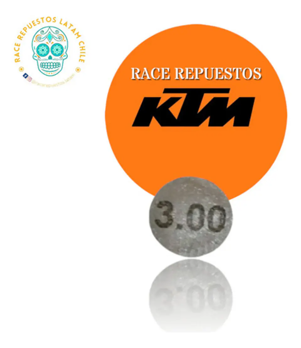 Moneda Valvula 3.04mm Original Ktm Duke 200 Rc 200 3