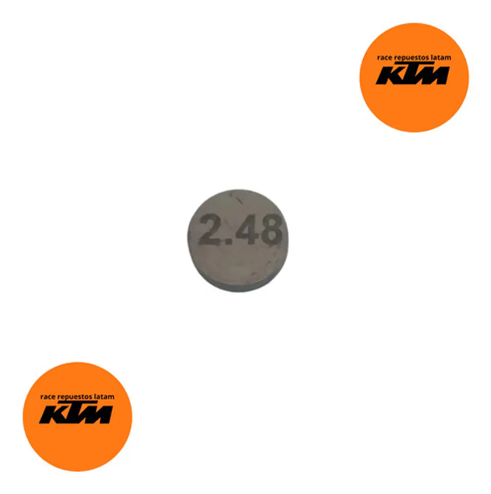 Moneda De Valvula 2.48mm Original Ktm Duke 200 Ktm Rc 200 3