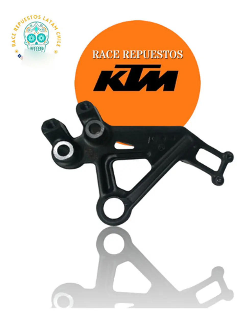Base Posapie Delantero Izq Original Ktm Duke 250 6
