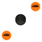 Moneda 2.12mm Original Ktm Duke 250 Duke390 Rc 390 Adventure - Miniatura 2