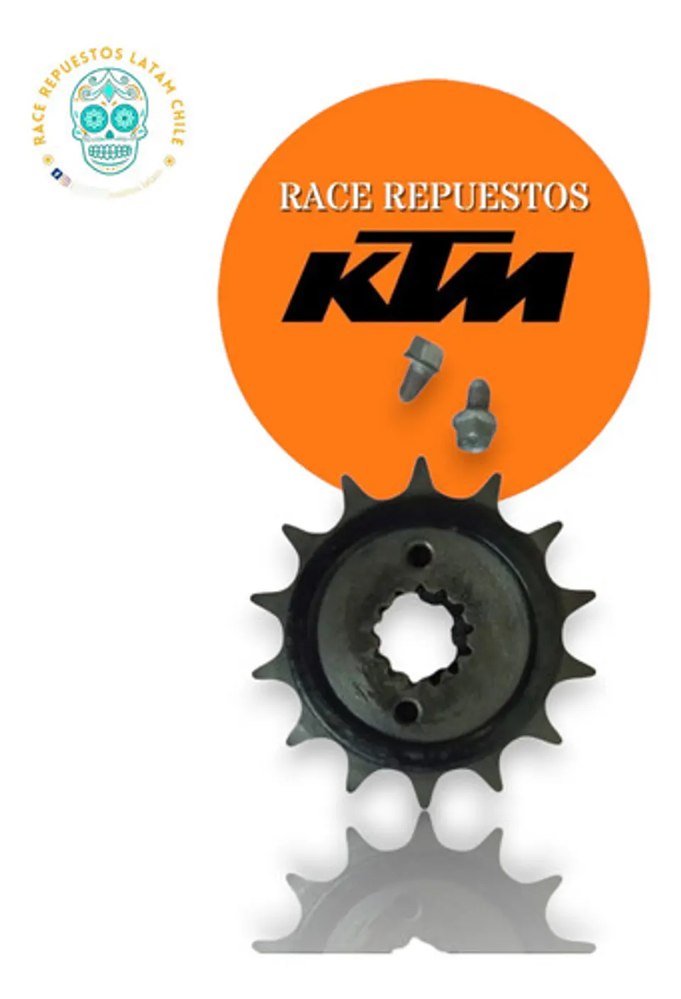 Piñon Salida Arandela Ktm Adventure 250 Svartpilen Original 3