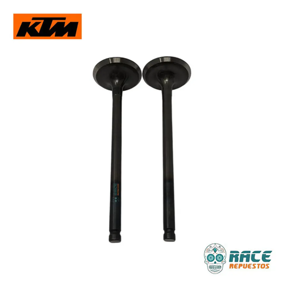 Juego De Válvulas De Escape Ktm Duke 200 Ktm Rc 200 Original 2
