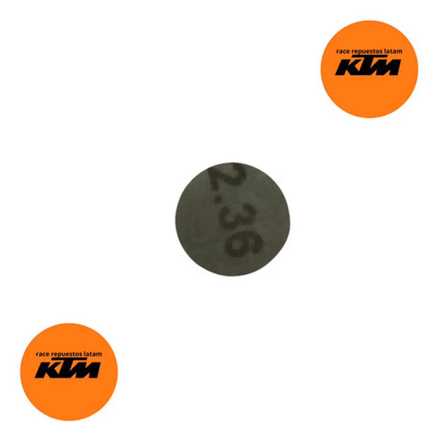 Moneda Valvula 2.36mm Original Ktm Duke 200 Ktm Rc 200 2