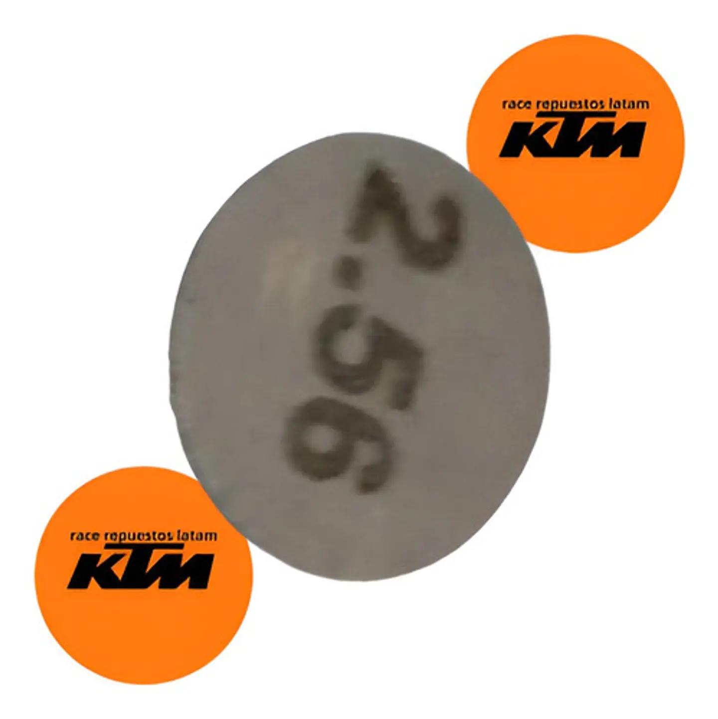 Pastilla De Valvula Original Ktm 2.56mm Duke 250/390 Y Rc 39 3