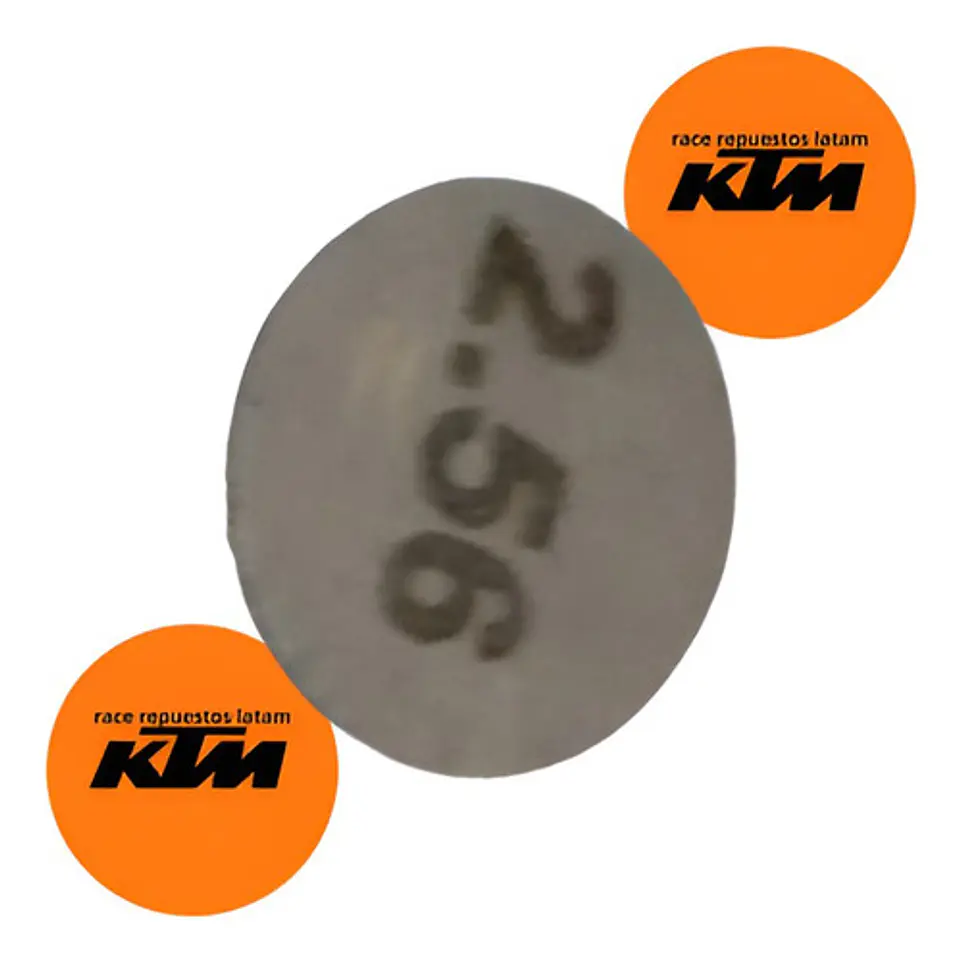 Pastilla De Valvula Original Ktm 2.56mm Duke 250/390 Y Rc 39 3