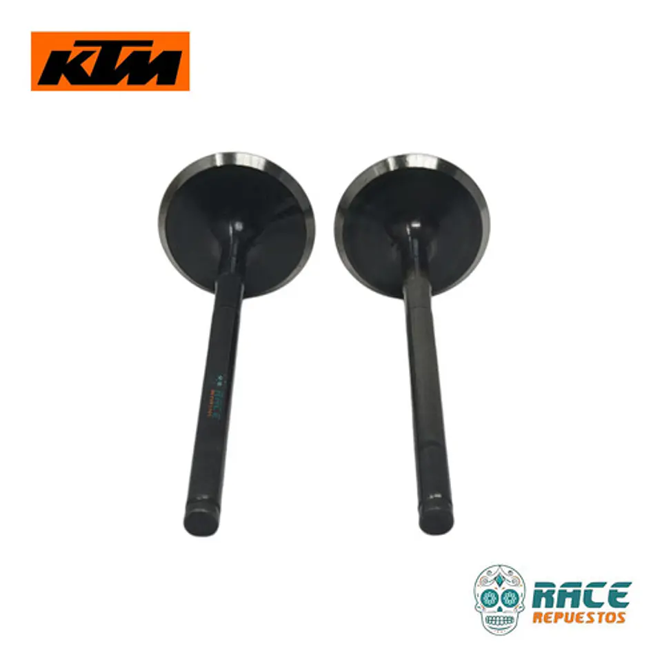 Par Valvulas Escape Ktm Duke 250 Original Nuevo 4