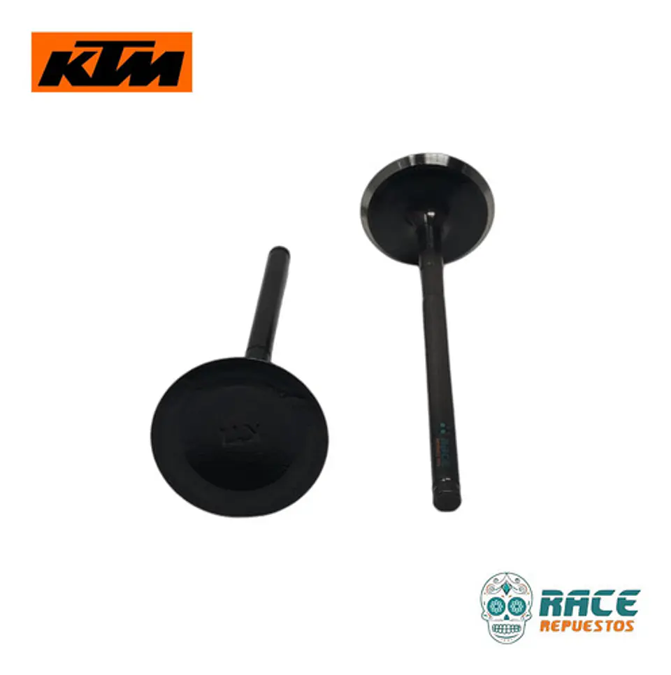 Par Valvulas Escape Ktm Duke 250 Original Nuevo 5