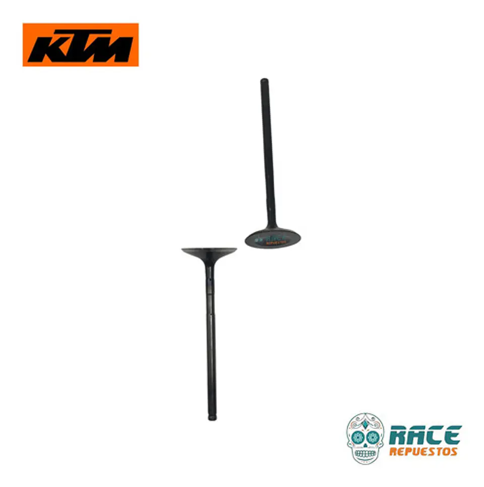 Par Valvulas Escape Ktm Duke 250 Original Nuevo 6