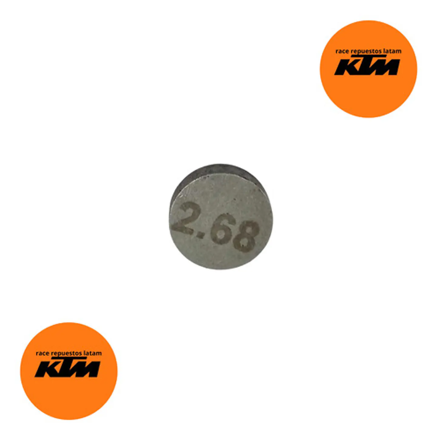 Moneda De Valvula 2.68mm Original Ktm Duke 200 Ktm Rc 200 3