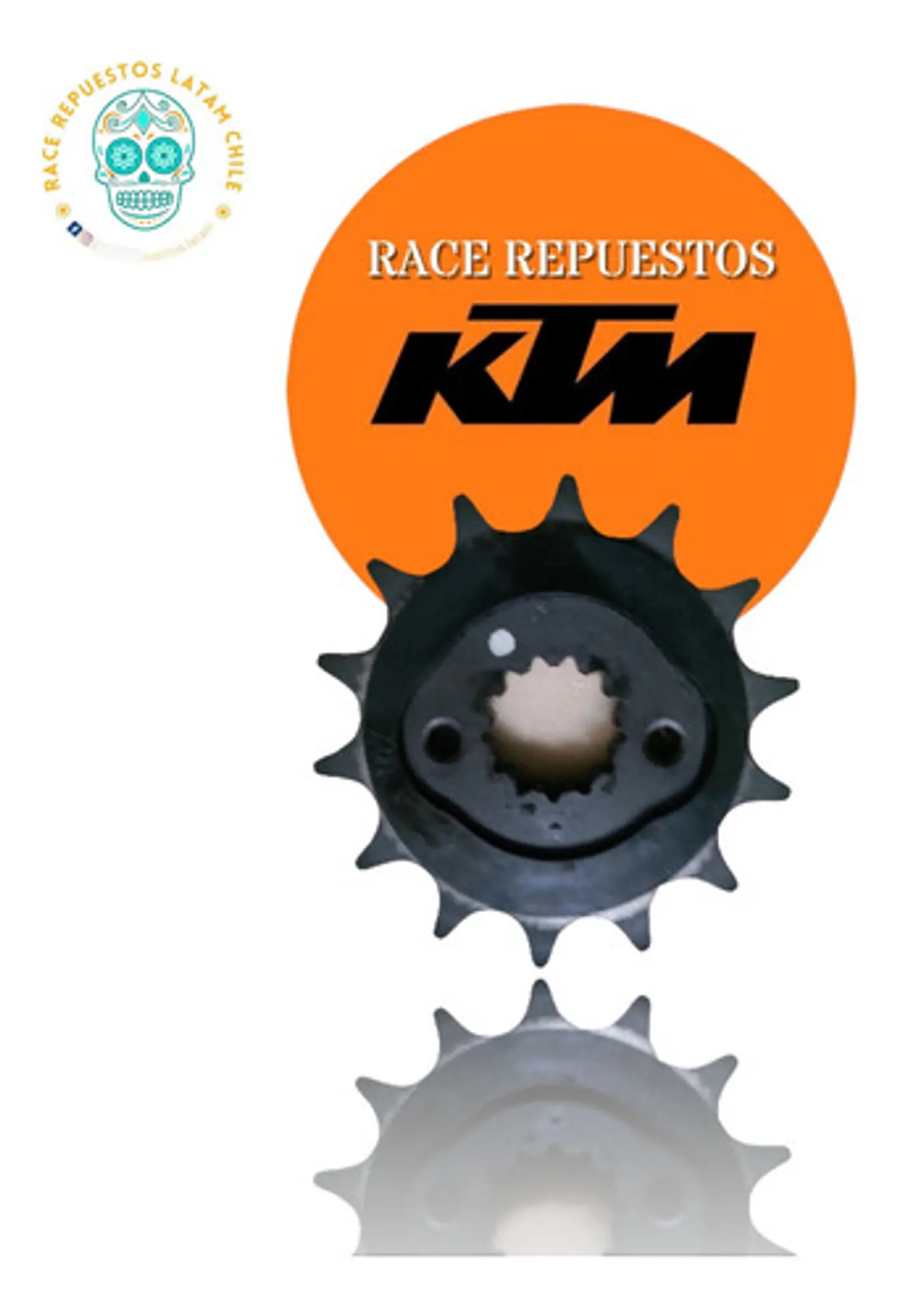 Piñon De Salida Original Ktm Duke 250 Y Svartpilen/adventure 3