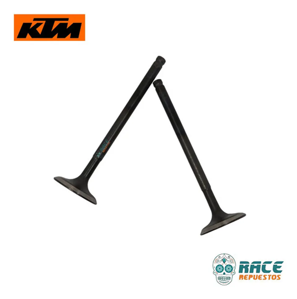 Valvulas De Escape Ktm Duke 200 Original Modelo 2018-2019 2
