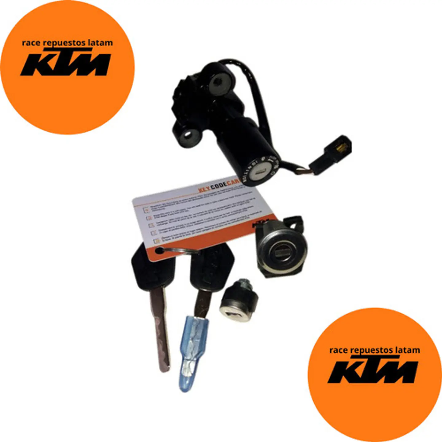 Kit De Chapa Seguros Original Ktm Duke 200 Duke 390 3