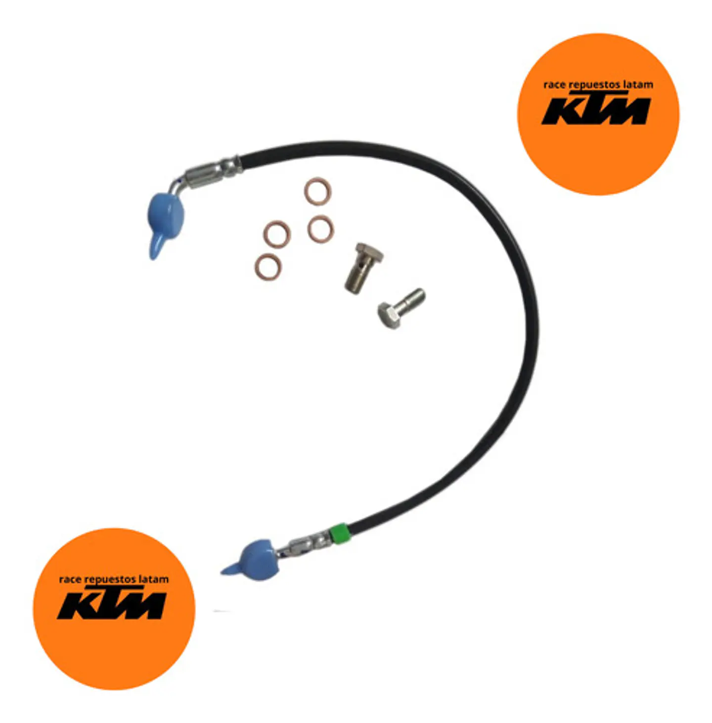 Manguera Freno Trasero Y Tornillo Original Ktm Duke 2