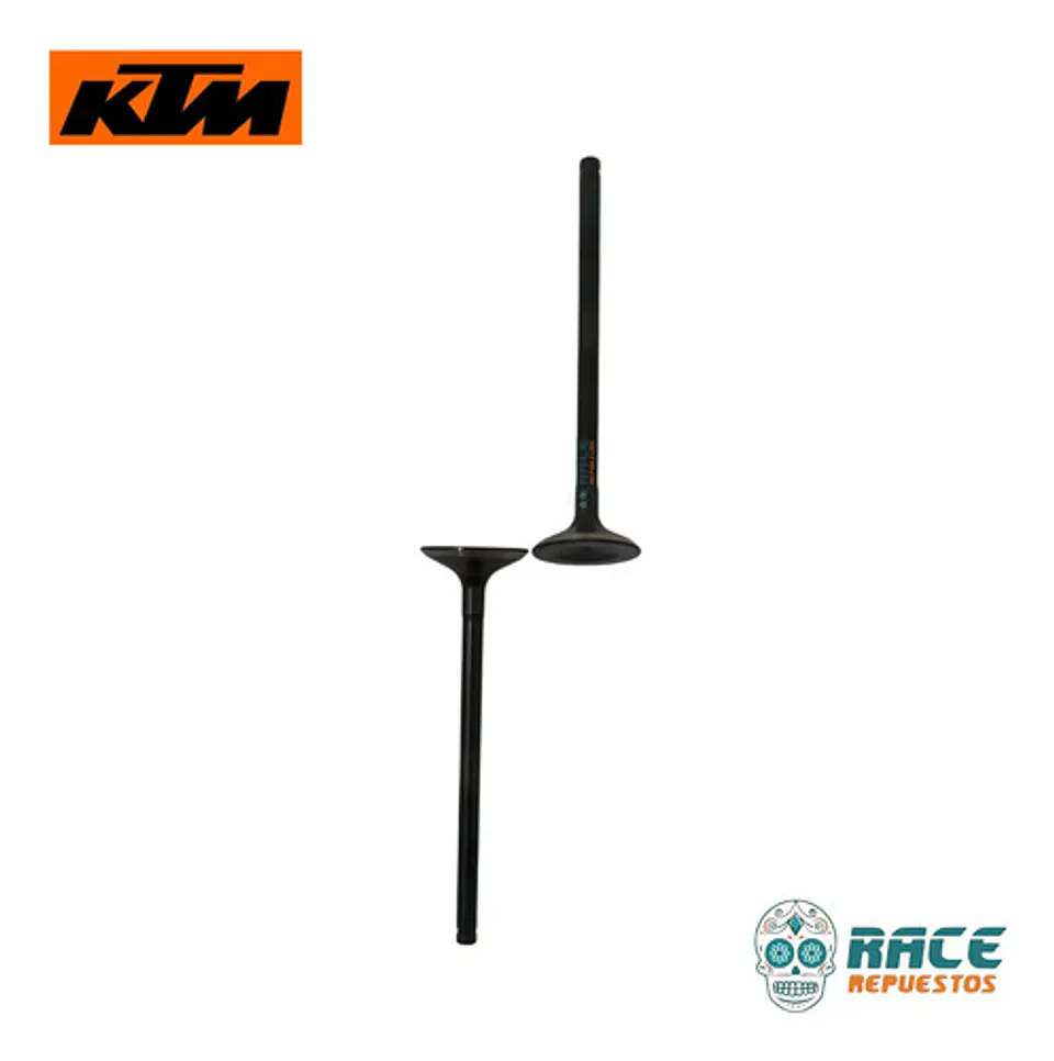 Juego Valvulas De Escape Ktm Duke 250 Original Nuevo 3