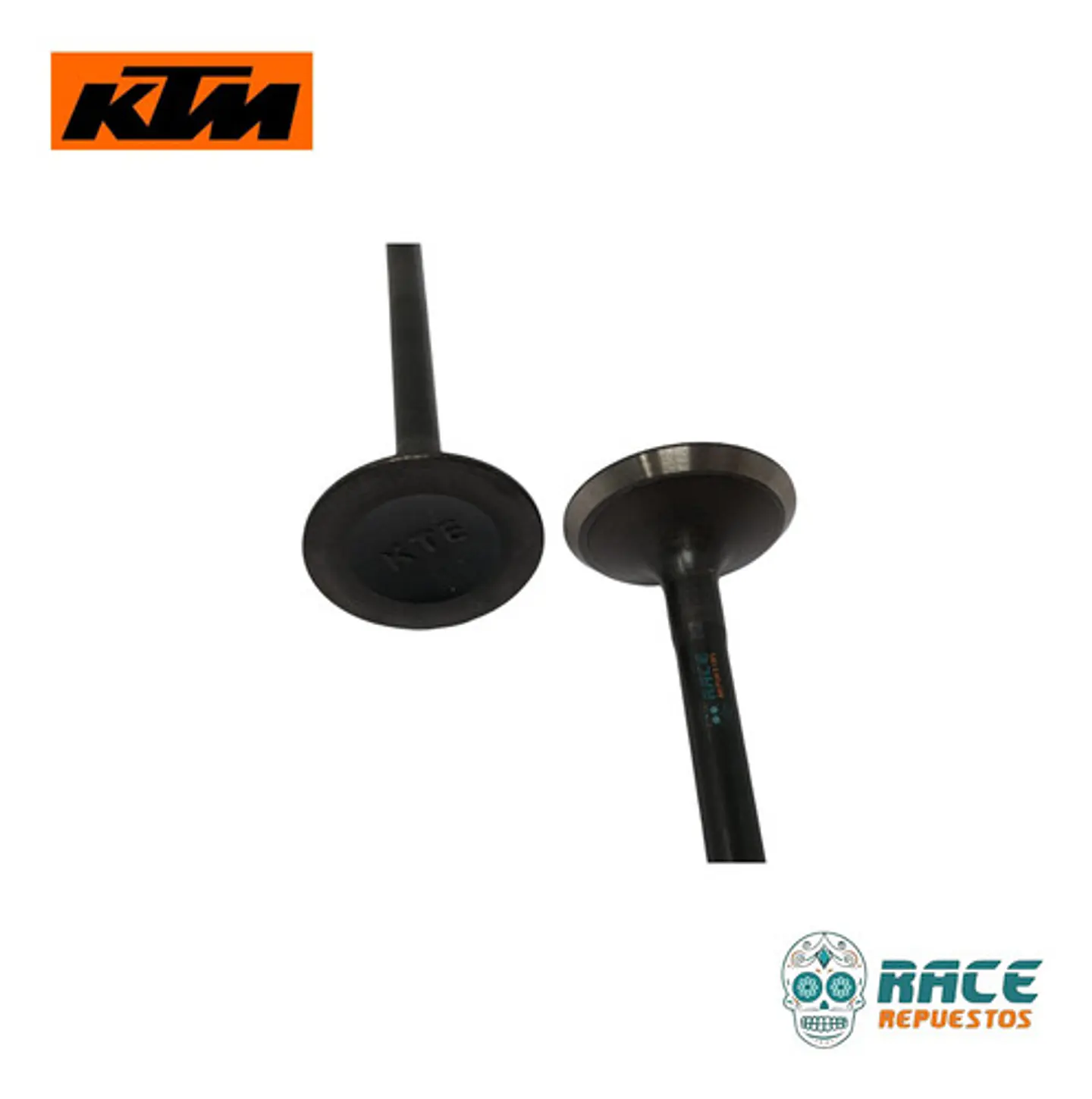 Juego Valvulas De Escape Ktm Duke 250 Original Nuevo 4