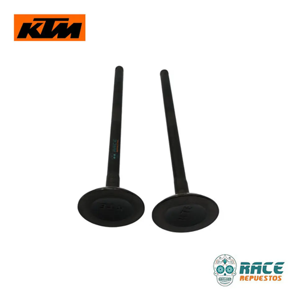 Juego Valvulas De Escape Ktm Duke 250 Original Nuevo 5