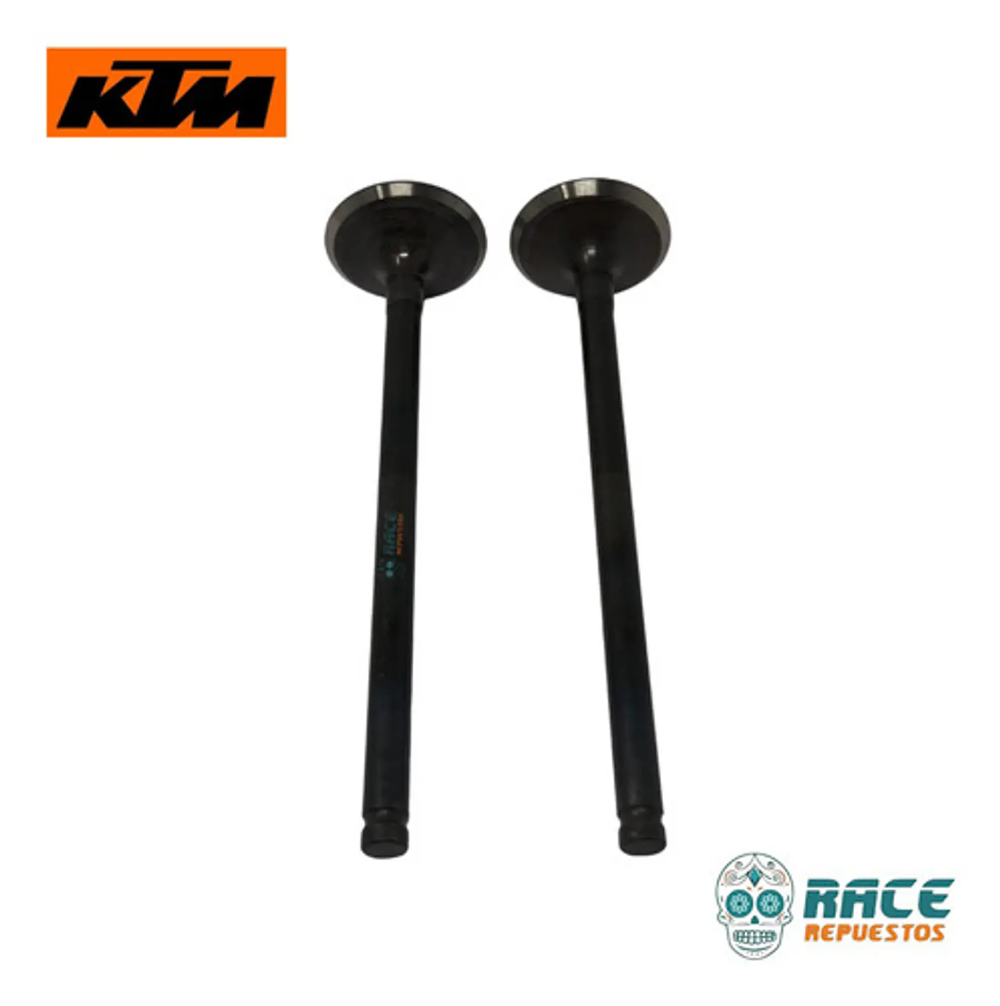 Juego Valvulas De Escape Ktm Duke 250 Original Nuevo 8