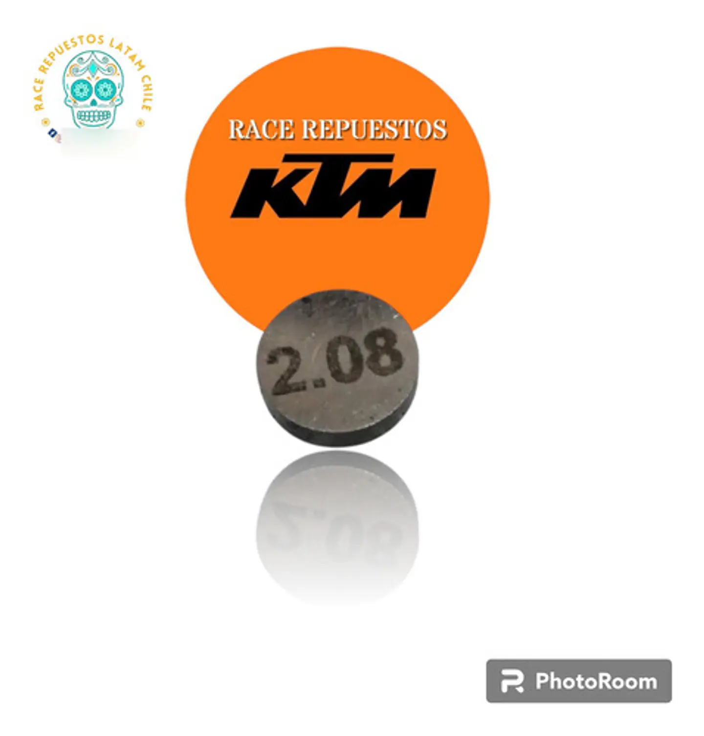 Moneda Valvula 2.08mm Original Ktm Duke 200 Rc 200 Arandela 2