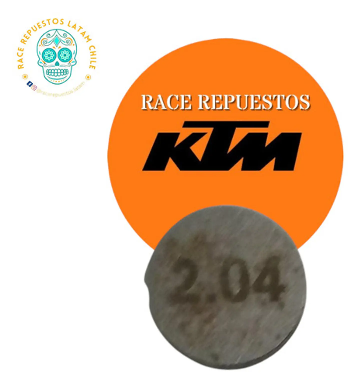 Moneda 2.4mm Original Ktm Duke 250 Ktm 390 Rc 390 Adventure 3