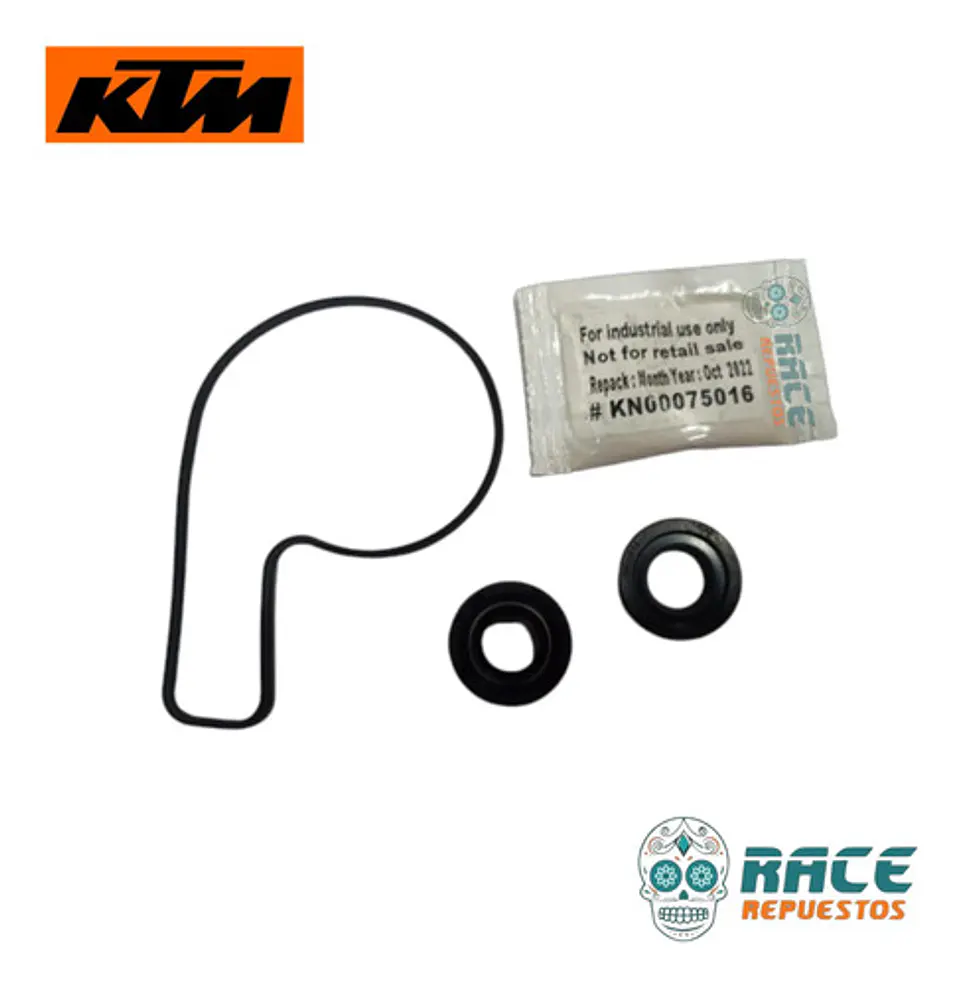 Empaque Cubierta Bomba Agua Retenes Original Ktm Duke Rc 3