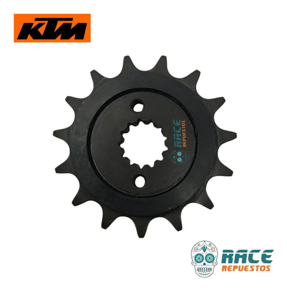 Piñon De Salida Ktm Duke 390 Ktm Rc 390 15-dientes Original 5