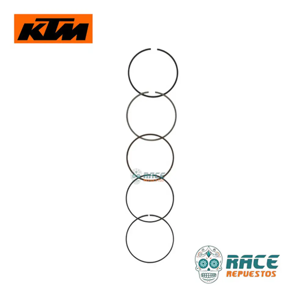 Juego Anillos De Piston Ktm Duke 250 Adventure 250 Original 3