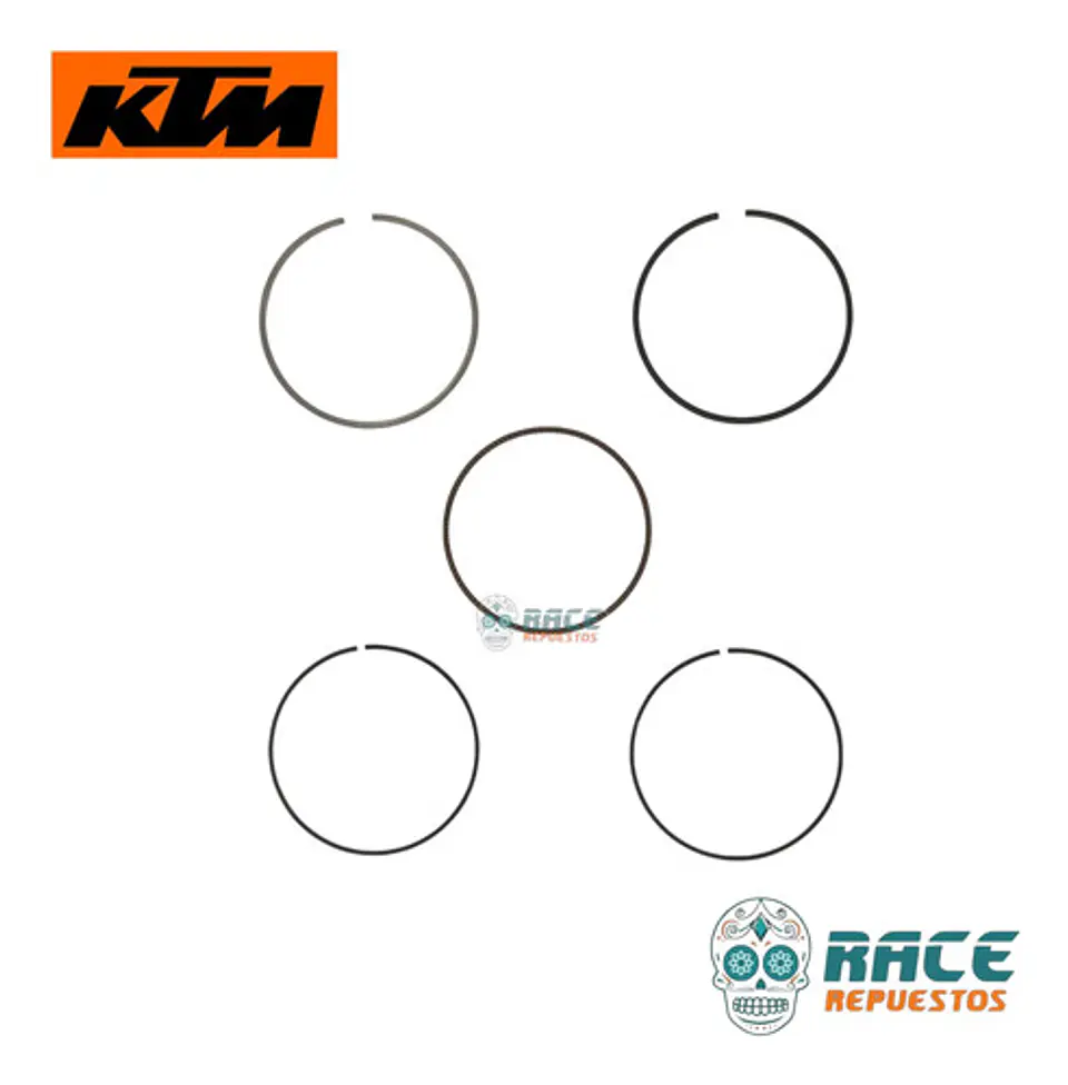 Juego Anillos De Piston Ktm Duke 250 Adventure 250 Original 5