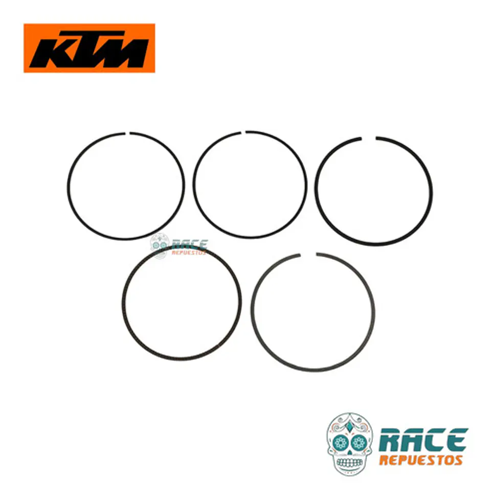 Juego Anillos De Piston Ktm Duke 250 Adventure 250 Original 7