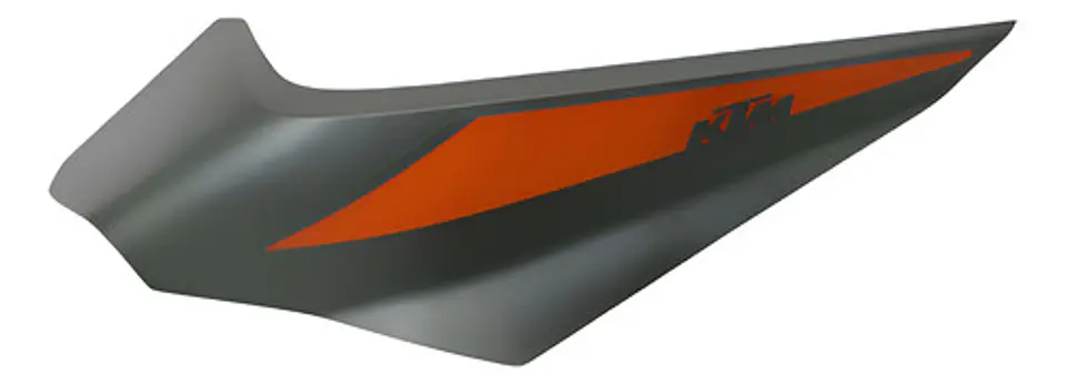 Tapa Carenaje Derecho Original Ktm Duke 250 Gris 1
