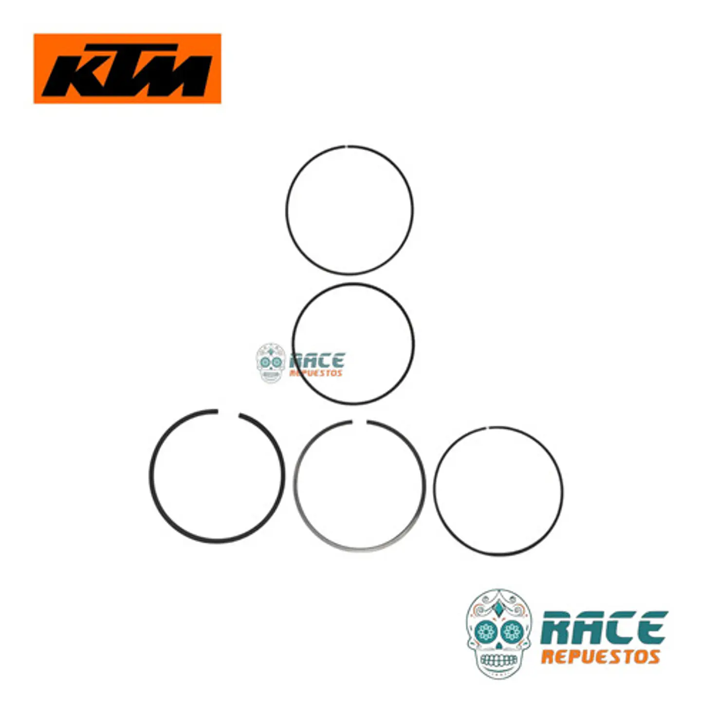 Piston De Anillos Original Ktm Duke 390 Y Rc 390 Y Aventura 6