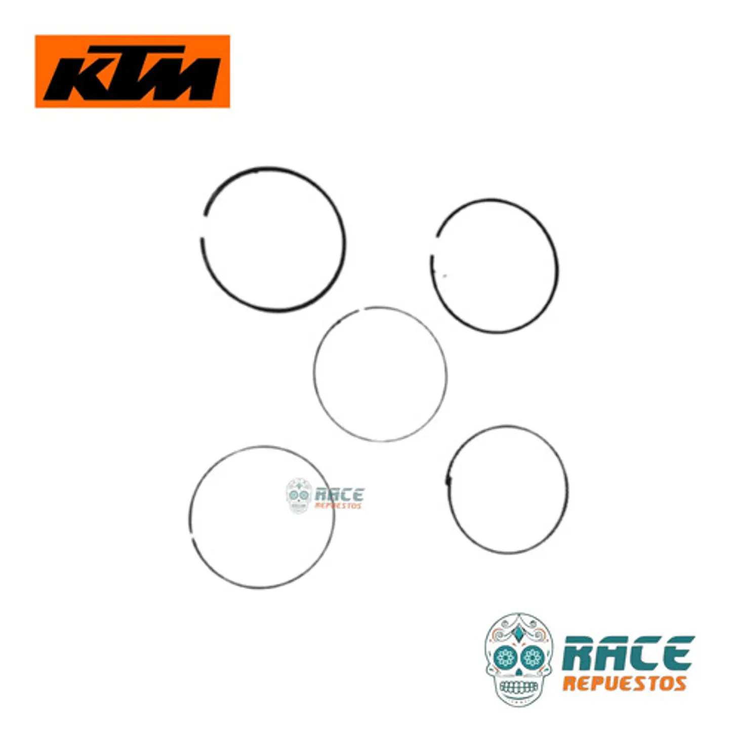 Anillos Kit Pistón Original Ktm Duke 200 Y Rc 200 3