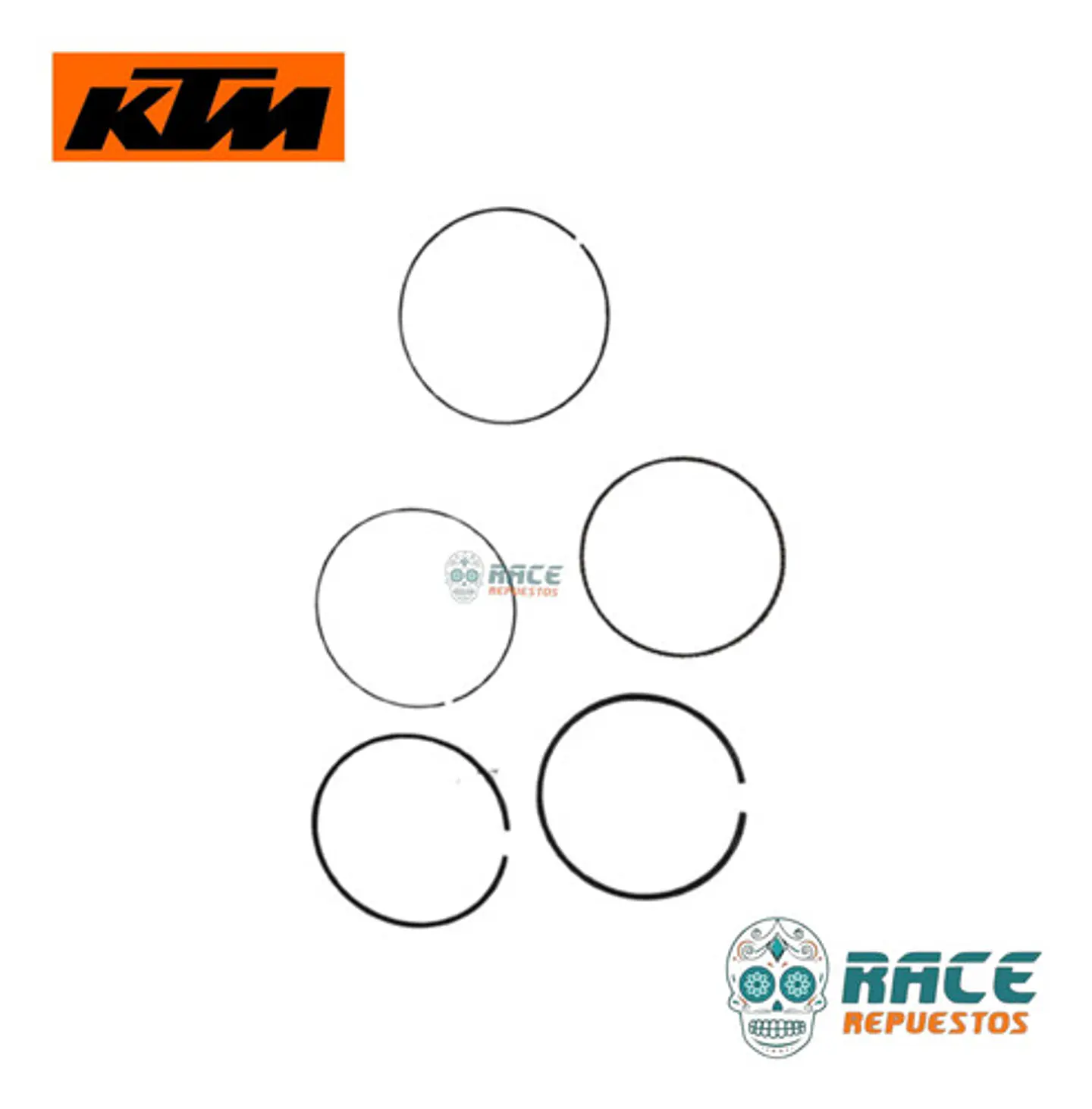 Anillos Kit Pistón Original Ktm Duke 200 Y Rc 200 5