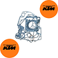 Juego Kit De Empaquetadura Ktm Original Duke 390 Ktm - Miniatura 3