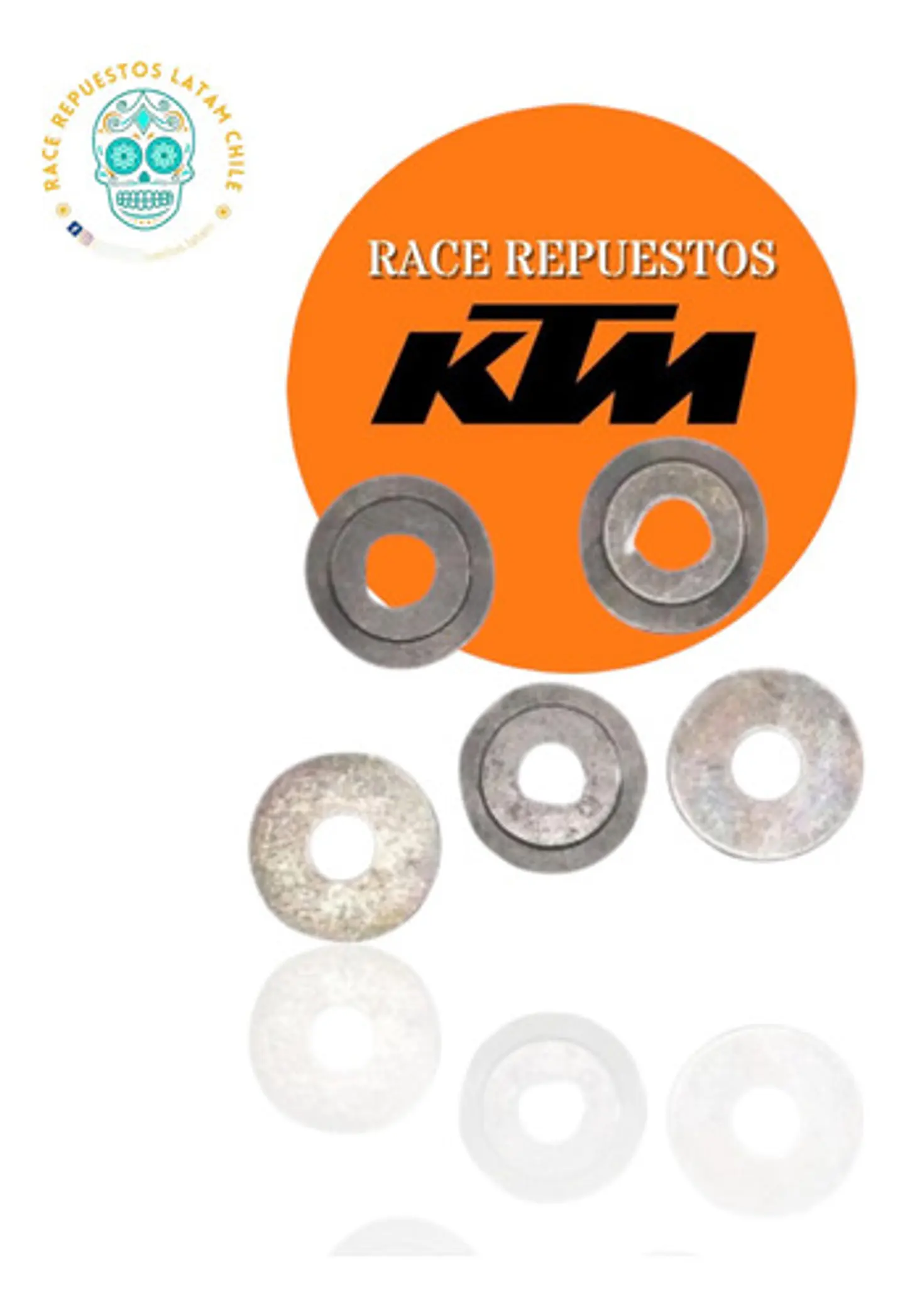 Arandela Tornillo Pedal De Freno Ktm Original Duke Y Rc Ktm 3