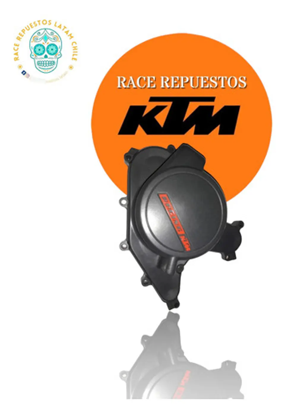 Tapa De Motor Original Ktm Duke 200 Rc 200 Mod. Nuevos Ktm 3