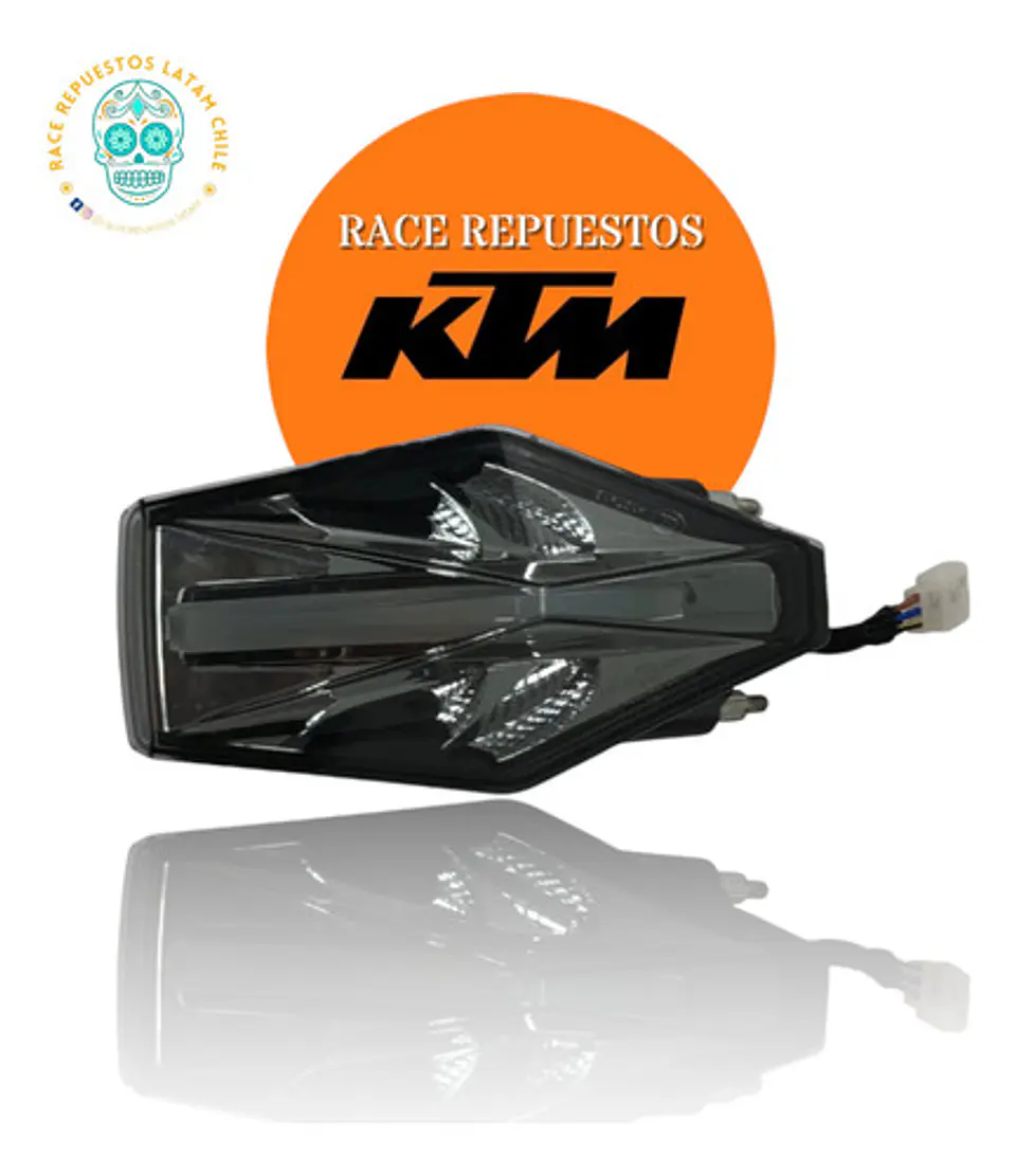 Foco Trasero Original Ktm Rc 200,390 Mod. Nuevos Ktm 3