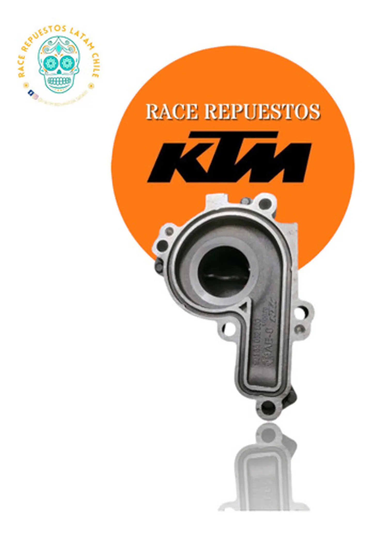 Cubierta Bomba Agua Ktm Duke 200-390 Ktm Rc 200-390 Original 3
