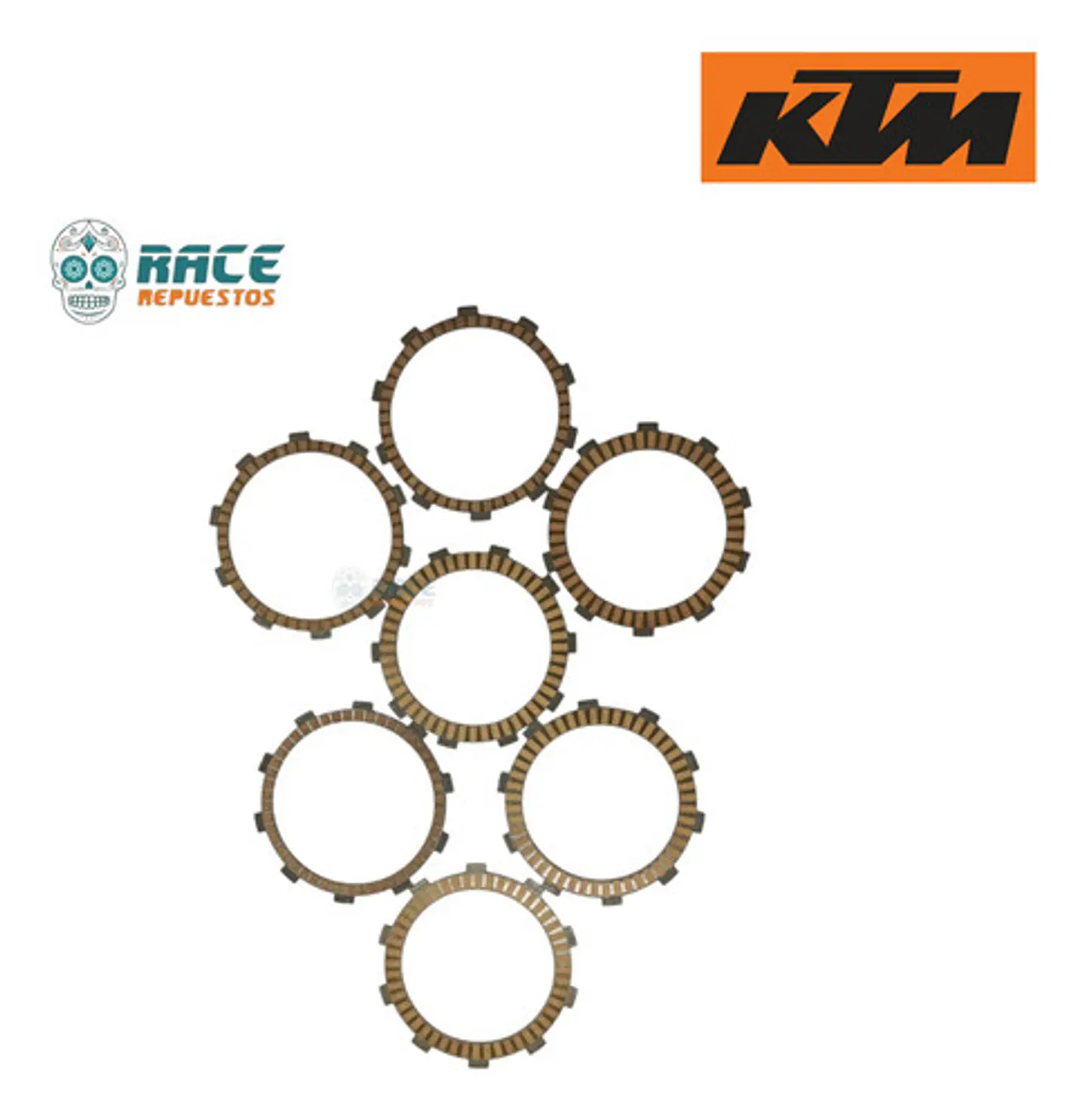 Discos Embrague Original Ktm Duke 250: Racerepuestos 2
