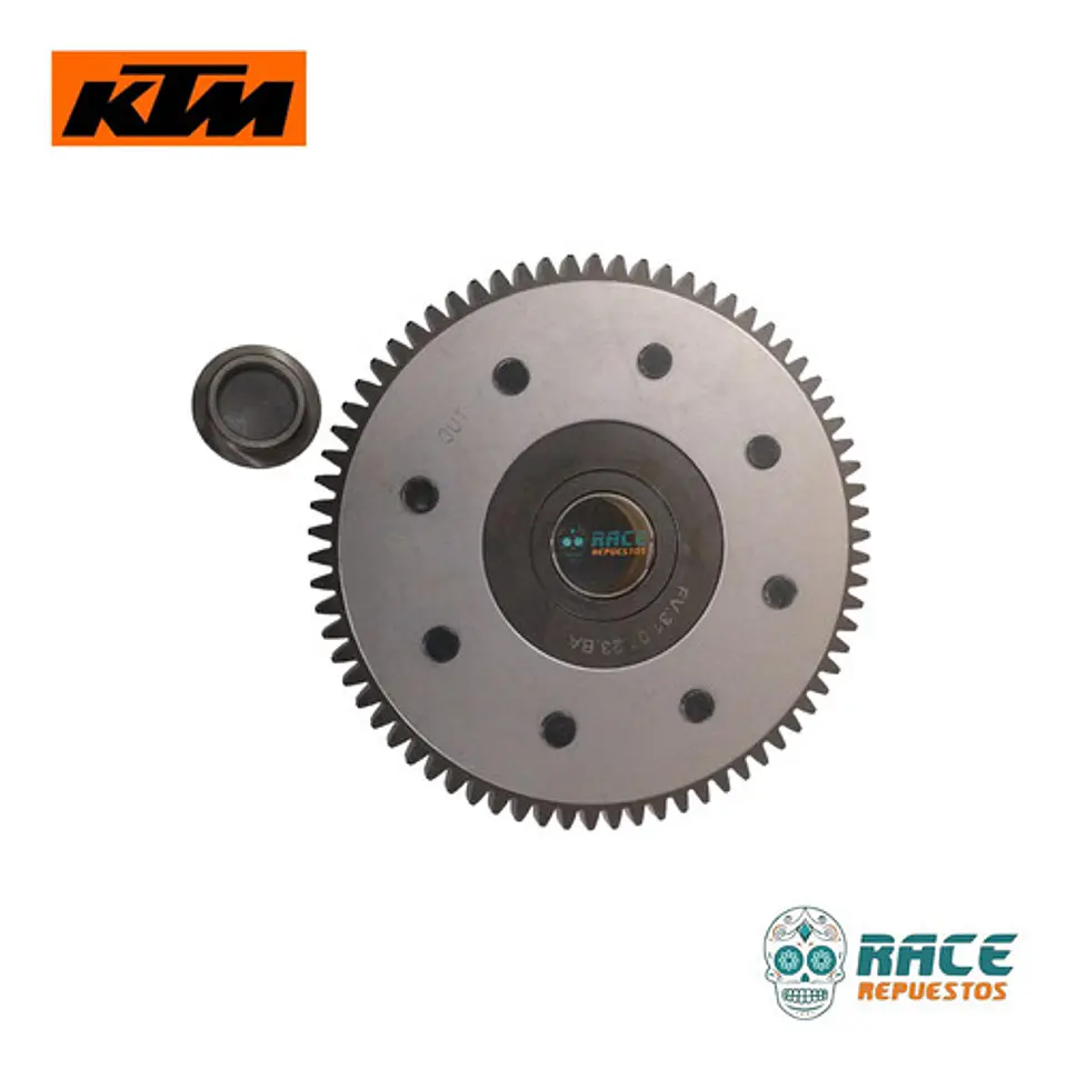 Corona Embrague Ktm Rc 200 Original 5
