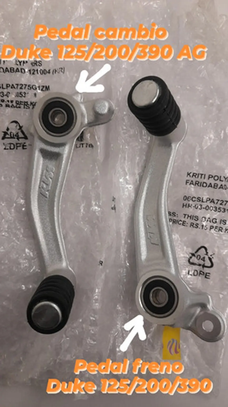 Pata De Cambio Ktm Duke 200 Plateada 5