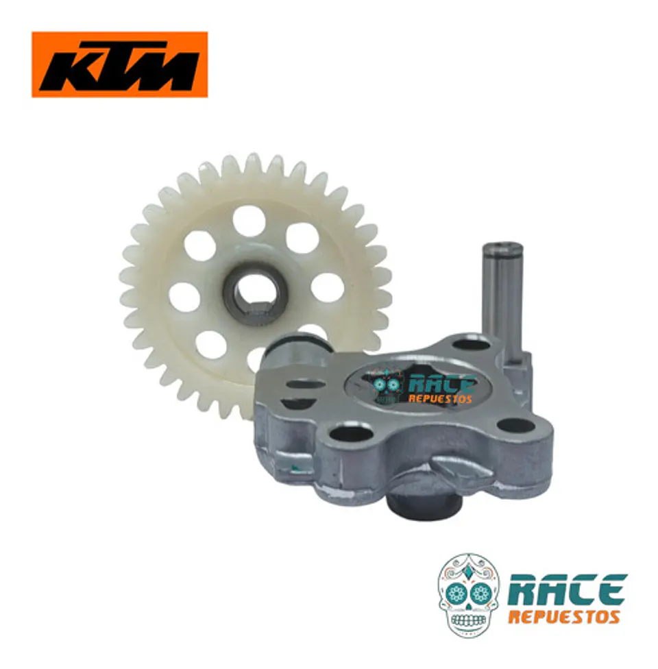 Bomba Aceite Con Piñon Ktm Duke 200 Ktm Rc 200 Original 3