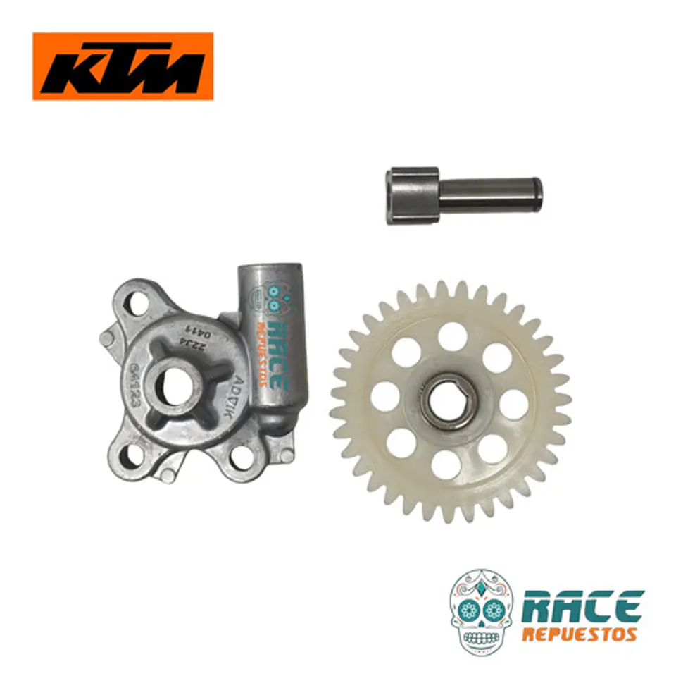 Bomba Aceite Con Piñon Ktm Duke 200 Ktm Rc 200 Original 6