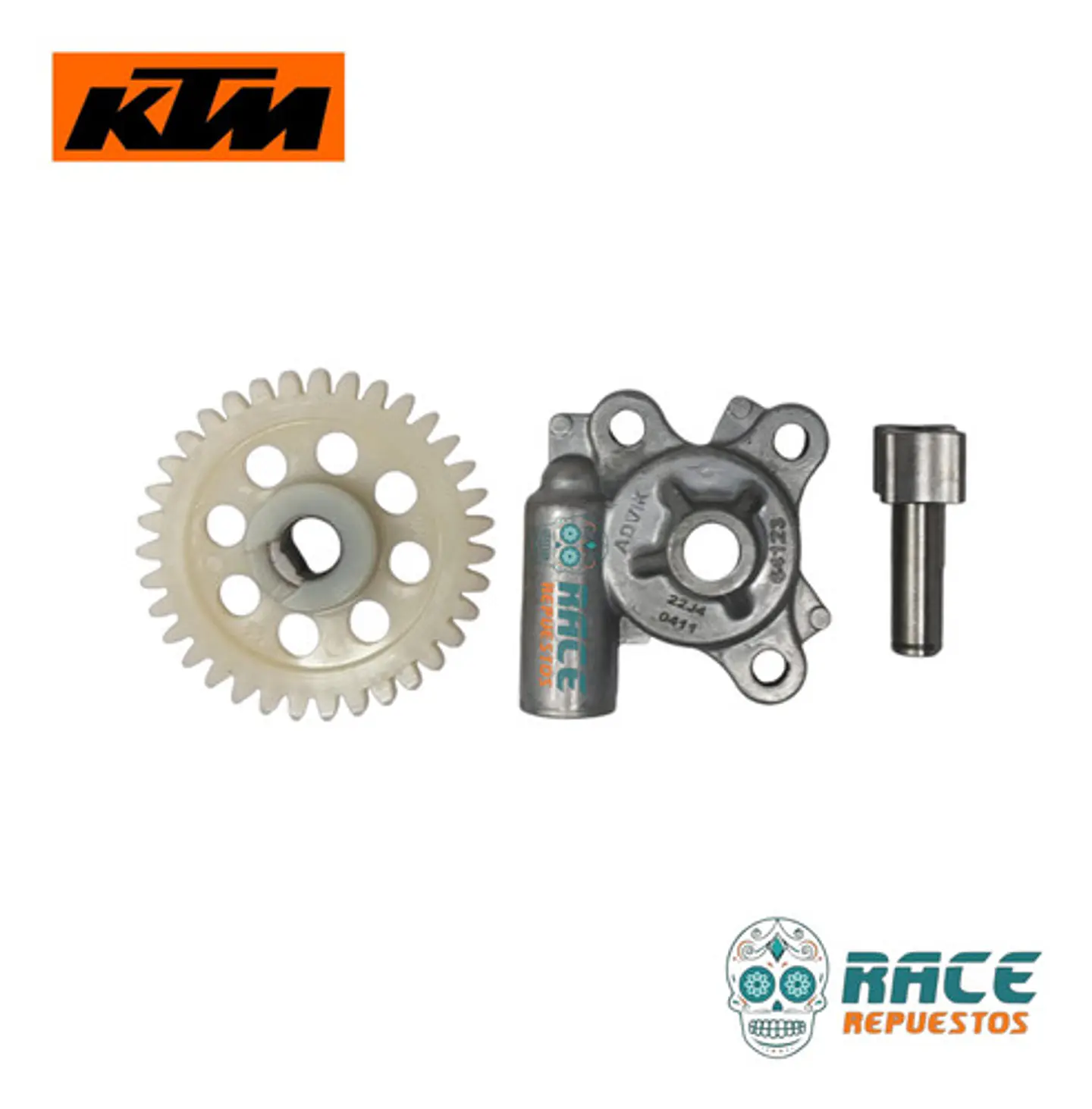 Bomba Aceite Con Piñon Ktm Duke 200 Ktm Rc 200 Original 7