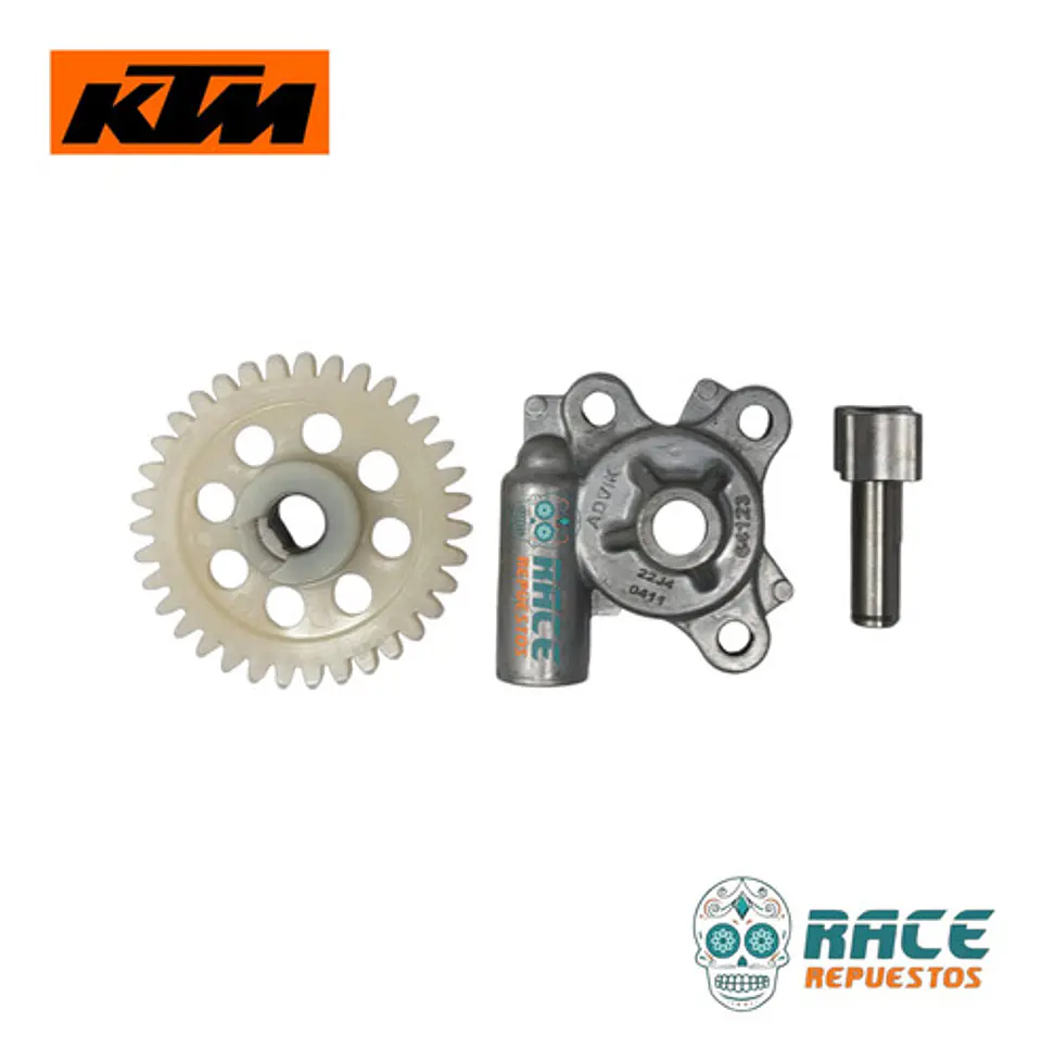 Bomba Aceite Con Piñon Ktm Duke 200 Ktm Rc 200 Original 7