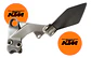 Base De Estribera Delante Izquierda Ktm Duke 125/200/390 - Miniatura 2